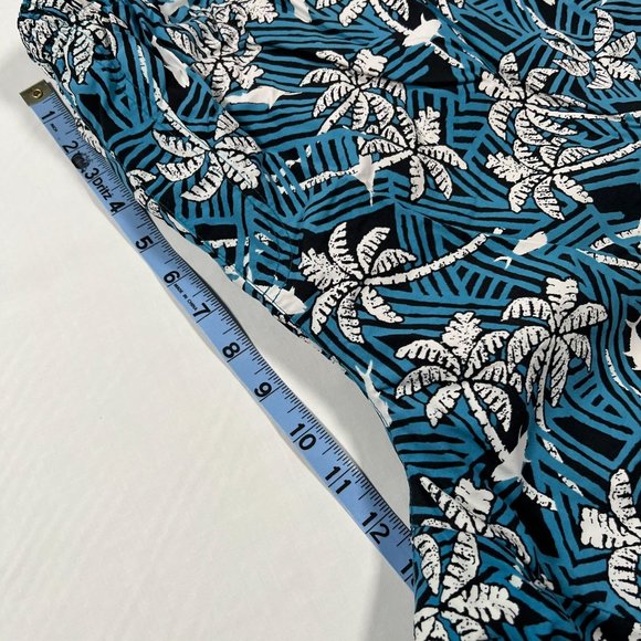 Columbia PFG Mens XL Swim Trunks Board Shorts Palm Tree Fish Tropical Print - Picture 13 of 16